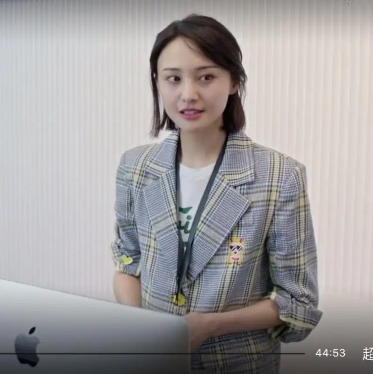 Youth Fight Star's Same Striped Suit Jacket 2019 Spring Women's Suit Thin Loose Small Suit Women Blazers and Jackets Suit Coat