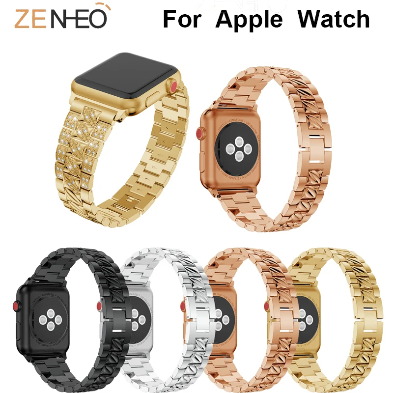 Ювелирный Браслет для Apple Watch серия браслетов 4 3 2 1 38 мм 42 iWatch браслет 44 40 пряжка