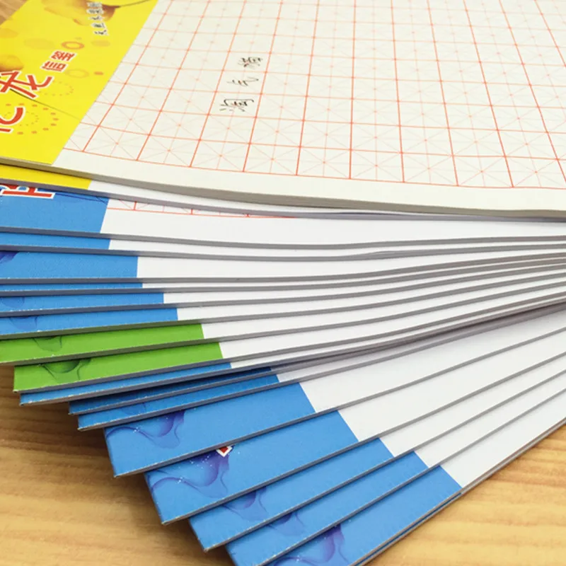 20 books/lot Chinese character exercise book grid practice blank square paper Chinese exercise workbook .size 6.9*9 inch 20 books/lot Chinese character exercise book grid practice blank square paper Chinese exercise workbook .size 6.9*9 inch