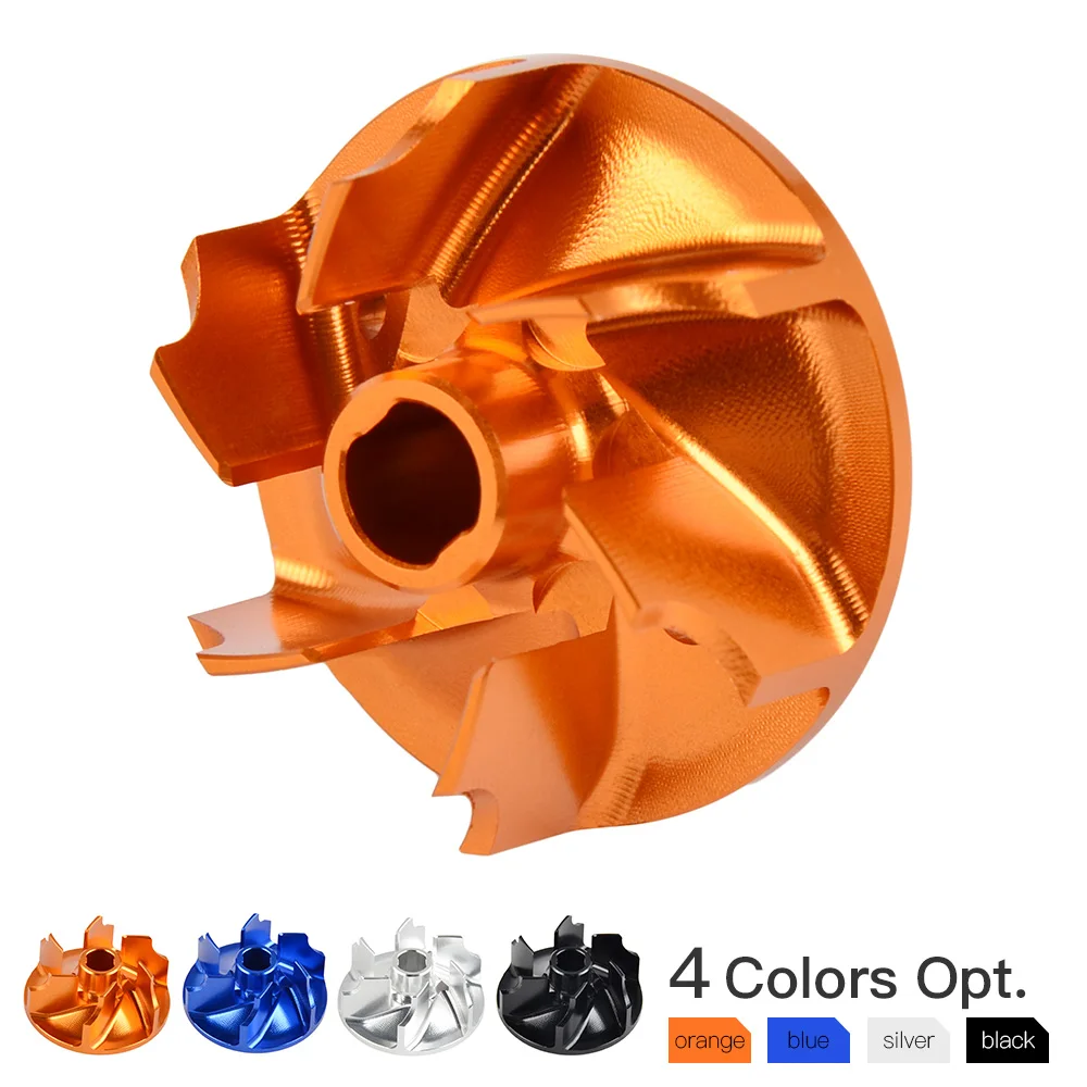 

NICECNC Billet Aluminum Water Pump Impeller For KTM SX SXF XC XCW EXCF 85 125 150 250 300 350 2016 2017 2018