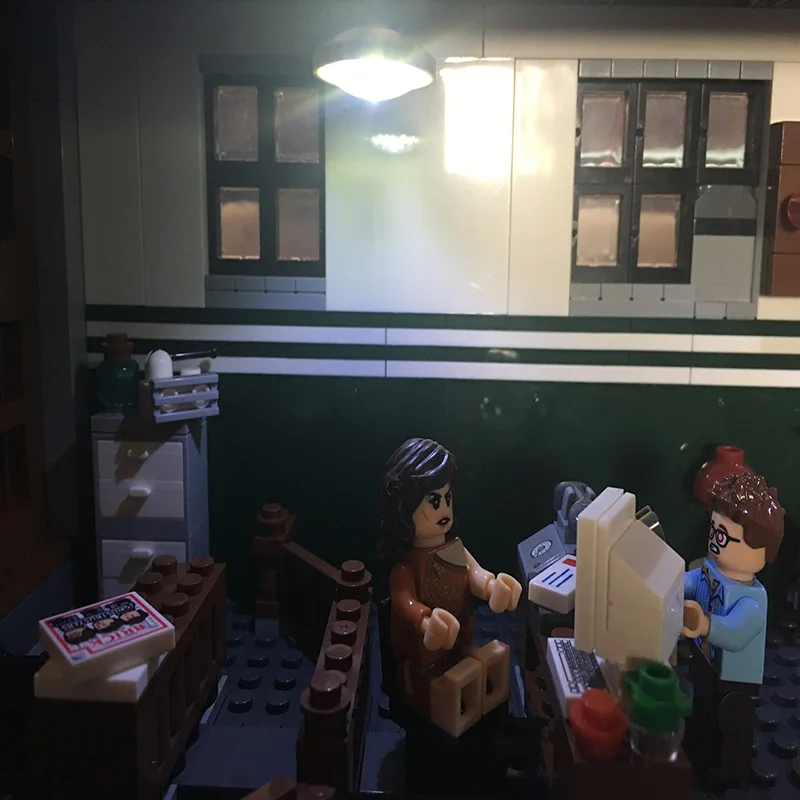 Led Light Set For Lego Building City Street 75827 Ghostbusters Firehouse Headquarters Compatible 16001 Blocks Lighting Set       (5)