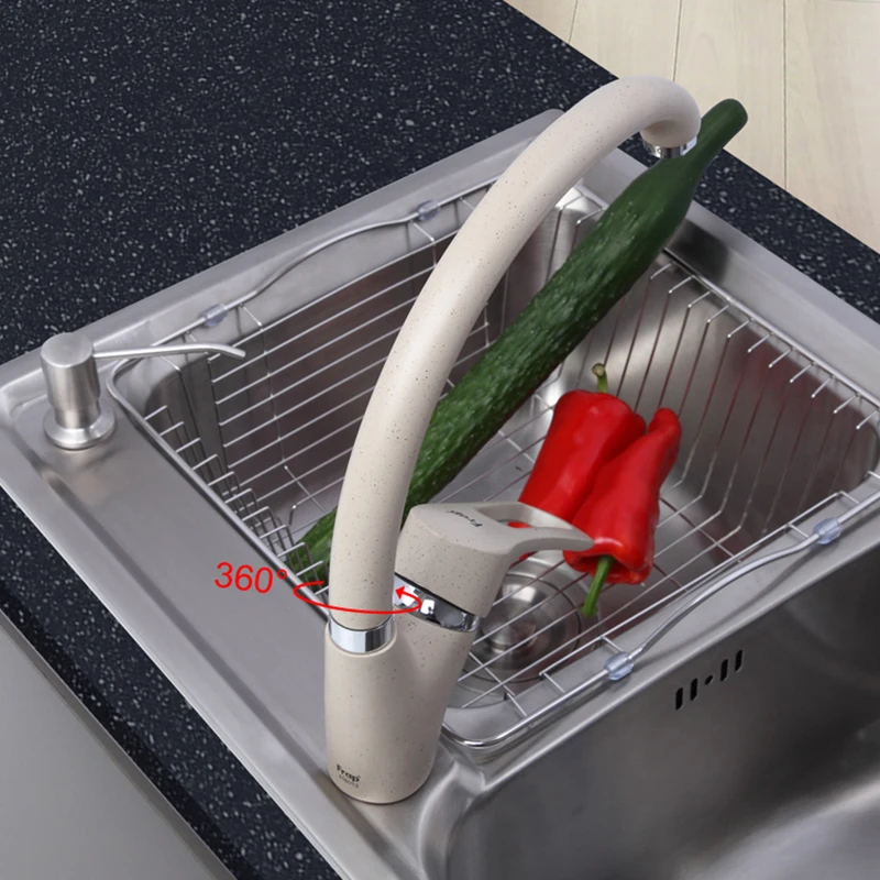 Frap New Modern Multicolor Spray painting Kitchen Faucet Cold and Hot Water Mixer Tap Single Handle 360 Rotation Torneiras F4166 Frap New Modern Multicolor Spray painting Kitchen Faucet Cold and Hot Water Mixer Tap Single Handle 360 Rotation Torneiras F4166