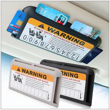 

Car Parking bank card Holder Organizer for Honda Crosstour CRZ S C EV-Ster AC-X HSV-010 NeuV S660 Project D M Pilot Insight