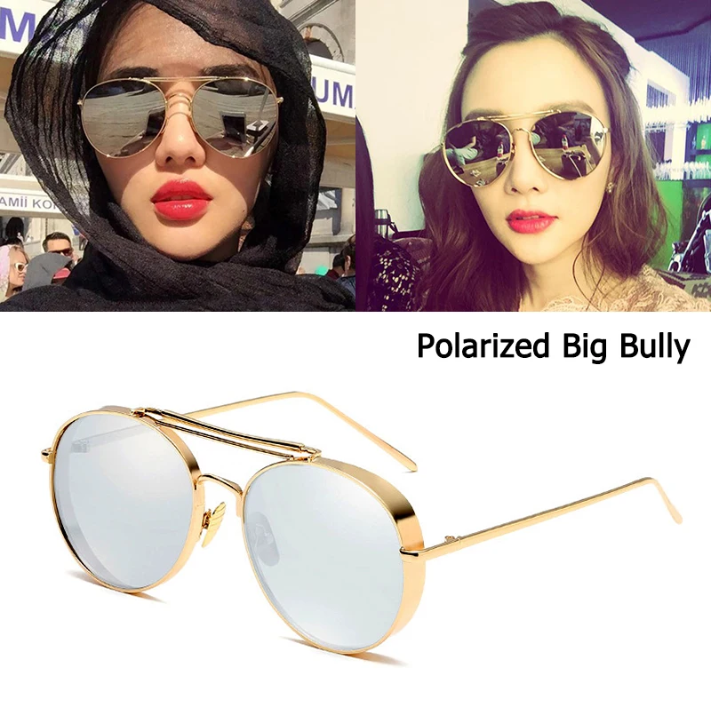 

JackJad 2021 Fashion Big Bully Style Aviation Metal Sunglasses Thick Side New Brand Design Sun Glasses Oculos De Sol Unisex 1649