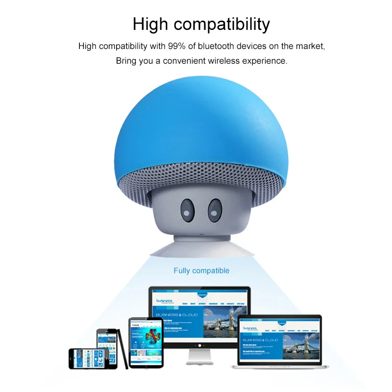 Открытый Беспроводной Bluetooth Гриб Динамик мобильного телефона стенд Портативный