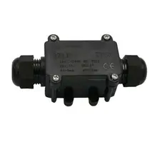 Водонепроницаемый распределительный ящик кабельный переключатель провода Соединительный корпус IP68 2 способ анти-УФ Защита от солнца прочный BU1571