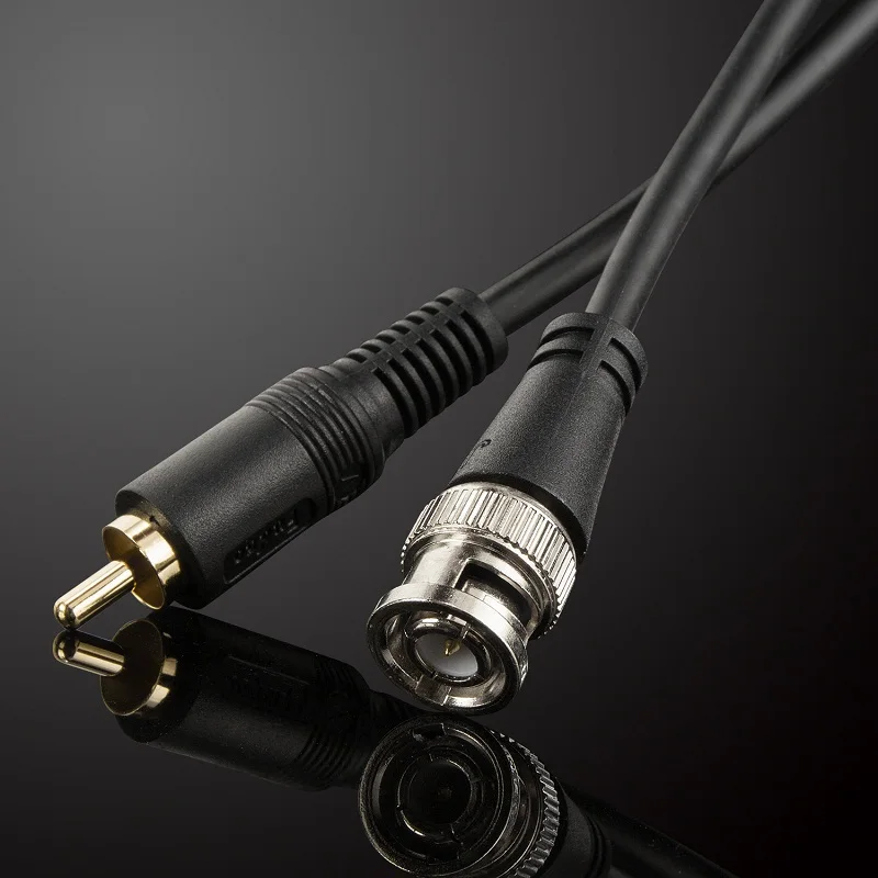 BNC to RCA Cable HD SDI 3G SDI SD SDI for cctv camera monitor RG59 Coaxial cord J101 7