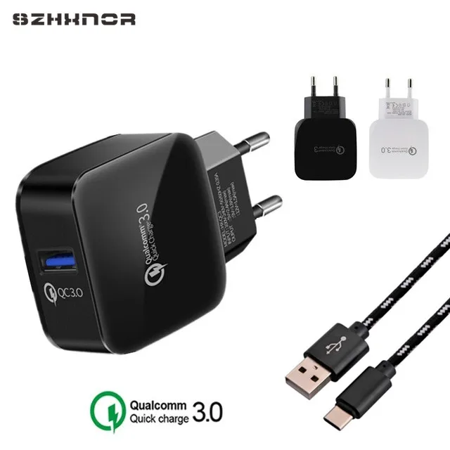 

0.2M/short 1M/2M/3M QC3.0 USB Type C Charger USB USB-C Charge Cabel for HTC 10 U11 Huawei p9/nova/honor 10 9/Umi super/Z/Phone