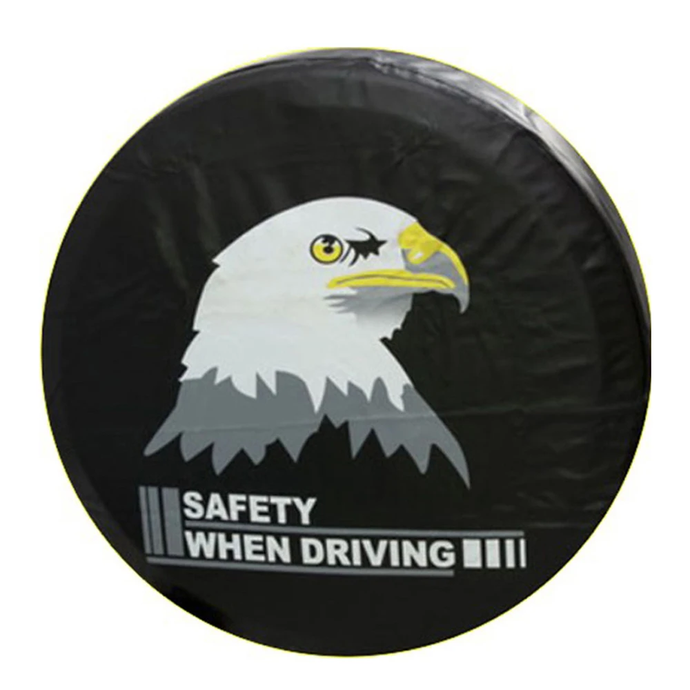 

Tire Diameter 24"-33" Size PVC Leather Spare Tire Wheel Cover Cap Garage For Mitsubishi Toyota Kia Hyundai Nissan Peugeot