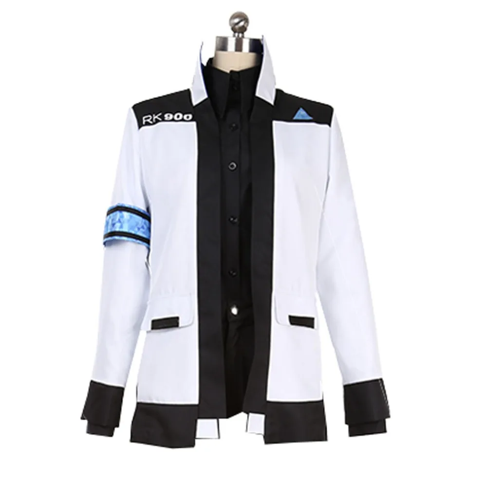 2019 Gioco Detroit Diventa Human Connor Cosplay Costume Cappotto Costume Adulto Costume Di Halloween Solo Giacca Su Misura