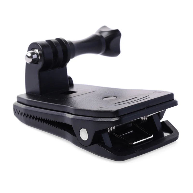 Sport camcorder accessory 360 Degree Rotary Backpack Hat Clip Clamp
