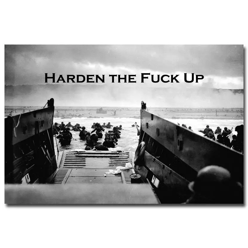 

Harden - Military Motivational Quote Education Art Silk Poster Print 12x18 20x30 24x36" Modern Home Office Decor 052