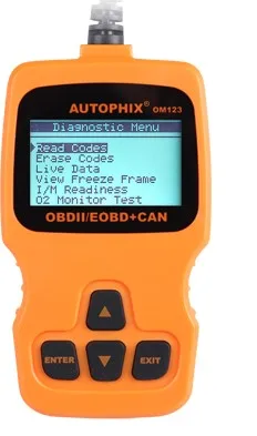 OBD2 Auto DTCs Error Fault Code Erase Reader Reset Scanner LCD Display Car Engine Diagnostic OBD