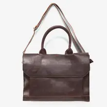 Редкие темперамент Британский институт ветра Ретро Джокер Crazy Horse Искусственная кожа двойного назначения мешок носить одно плечо портфель