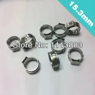 12.8-15.3 Stepless 1-Ear Clamps-Stainless B12-00710 
