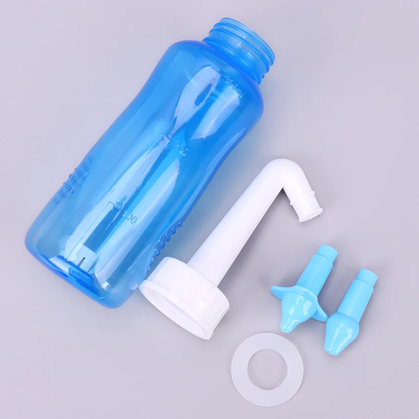1Set 300ML Adults Children Nasal Wash Cleaner Nose Protector Cleans Moistens Child Adult Avoid Allergic Rhinitis Neti Pot