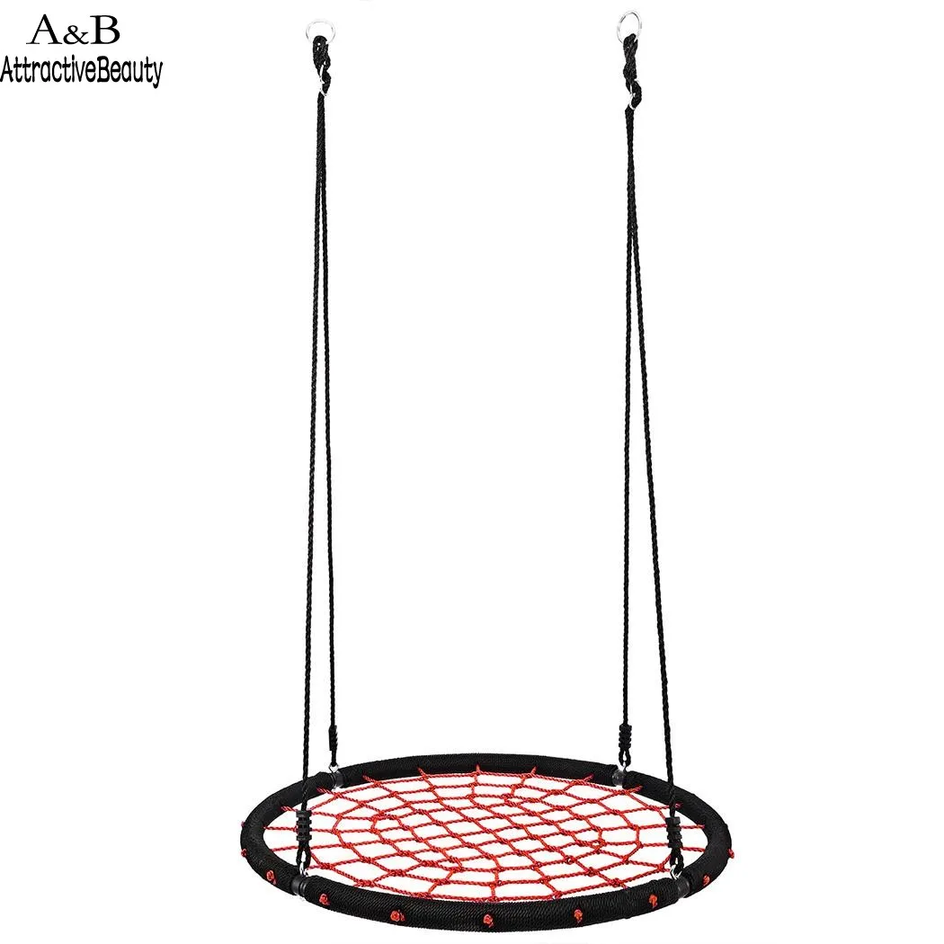 

Homdox New Outdoor Comfort Durability Hanging Chair Large Hammock Chair Net Round Swing Kit N40*