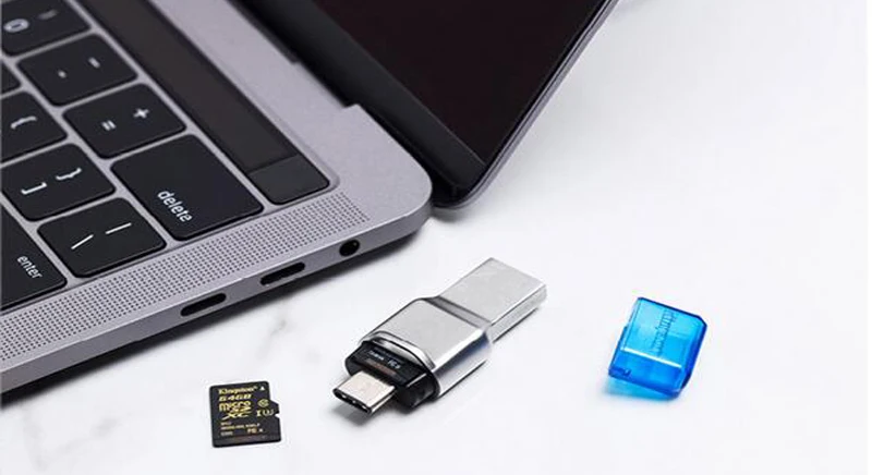 Kingston Micro SD кард-ридер USB3.1 высокоскоростной двойной интерфейс поддерживает компьютеры, интерфейсы type-C, смартфоны, планшеты