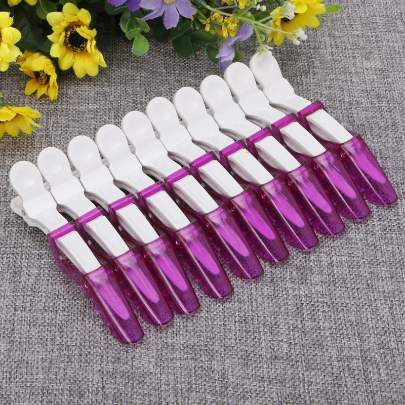 10Pcs Professional Hairdressing Salon Section Hair Clips DIY