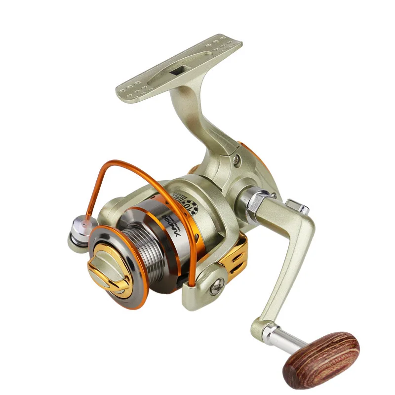 Mini Palm Size Fishing Reel Coil MN150 Metal Small Spinning Reel 10BB