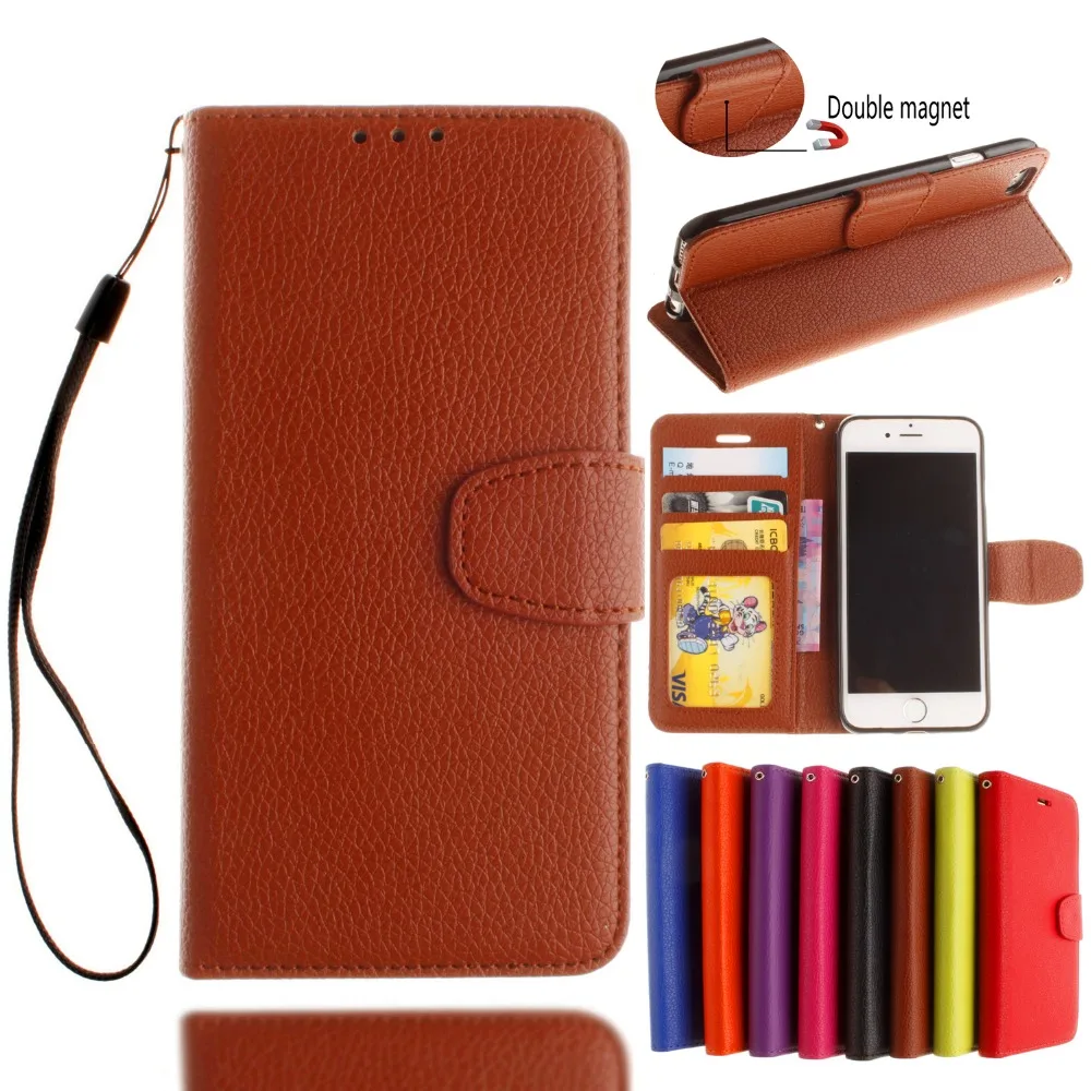 Роскошный кожаный чехол-кошелек для Apple iPhone 8 7 6 6 S 5 5S SE 5C 6 6 S 7 8 Plus, чехлы для телефонов с отделением для карт, бренд