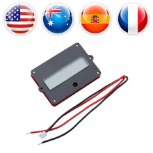 12V 24V 36V 48V Lead-acid Battery Capacity Tester Lithium Cell LCD Indicator Digital Battery Monitor Power Meter Voltmeter