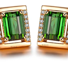 Новое поступление Обручение имитировать драгоценный серьгу натуральная 925 пробы Серебряные ювелирные изделия подруга