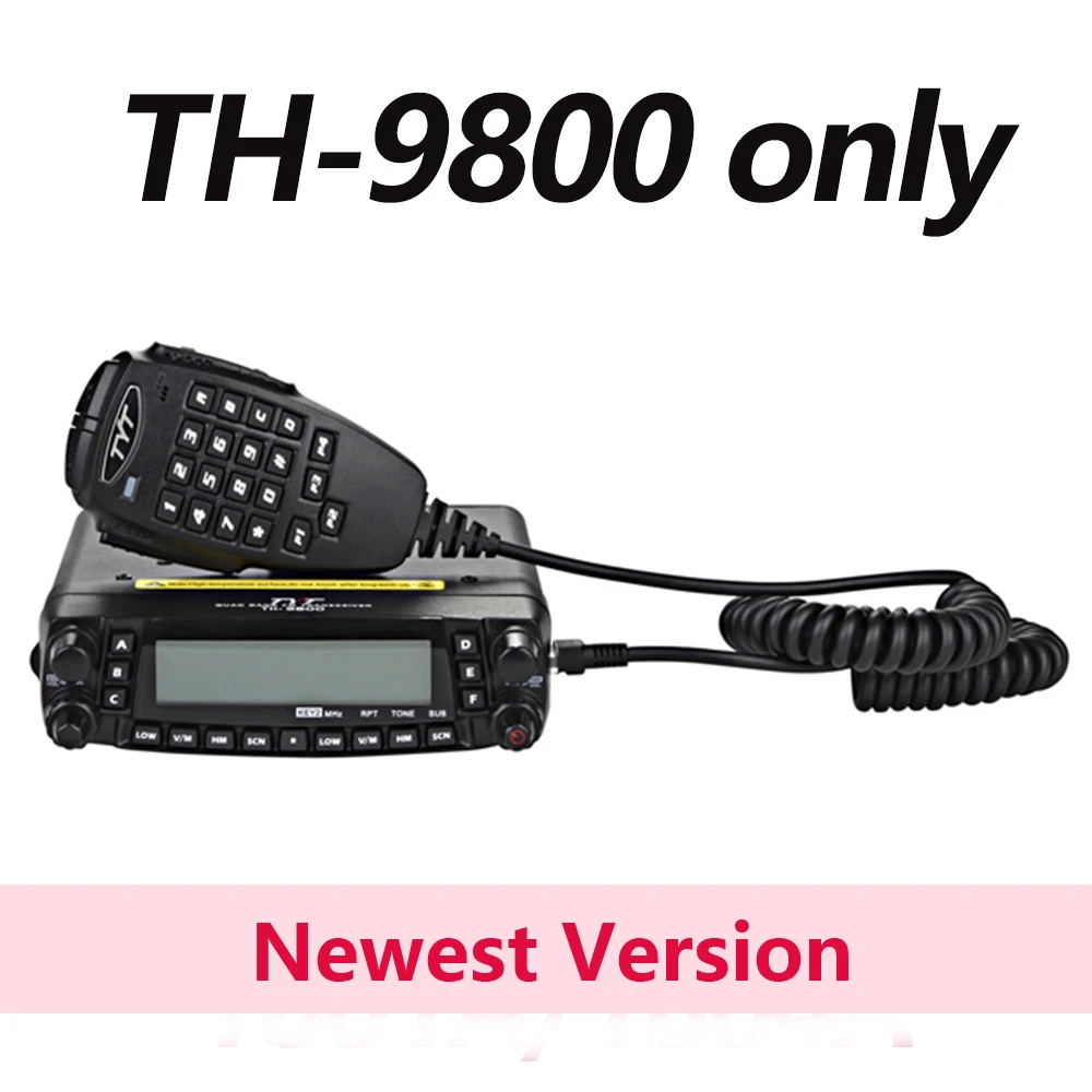TYT TH 9800 Pro 50 Вт 809CH Quad Band двойной дисплей TH9800 автомобильный радиоприемник