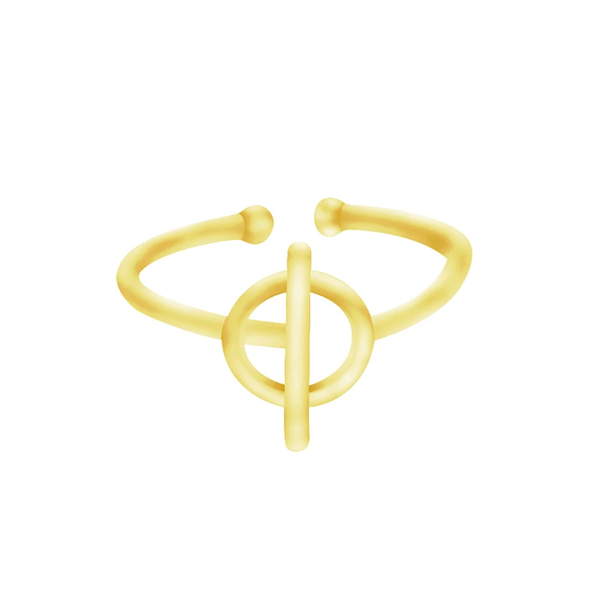 

2019 Ring Wedding Bands Geometric Rose Gold Rings For Women Jewelry Copper Plano Bijoux Accessories Boho Anillos Party Gifts BFF