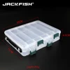 JACKFISH Double Layer PVC Fishing Box 20CM*15CM Bait Storage Case Fishing Lure Box Fishing Tackle Tool for Carp Fishing ► Photo 1/5