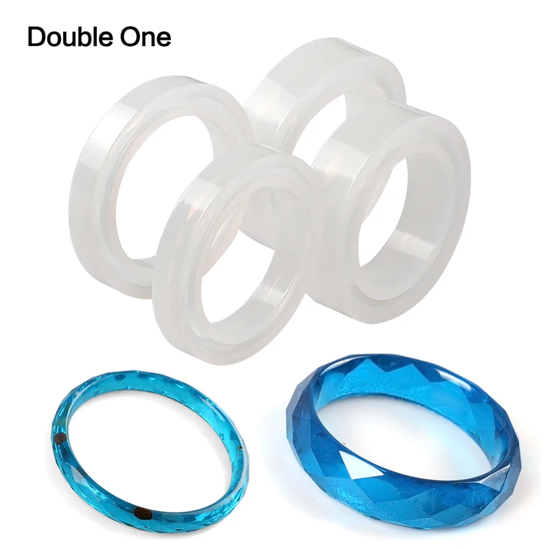 

4pcs/set Bangle Shape Silicone Molds DIY Craft Resin Curve Rhombus Moulds for Bracelet Jewelry Making Tools 4Size