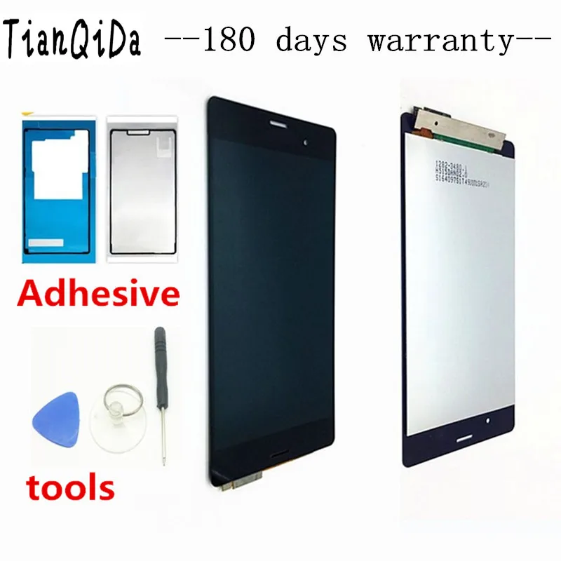 

D6603 lcd For Sony Xperia Z3 L55t D6603 D6643 D6653 LCD Display touch screen digitizer Full Assembly Replacement tool glue
