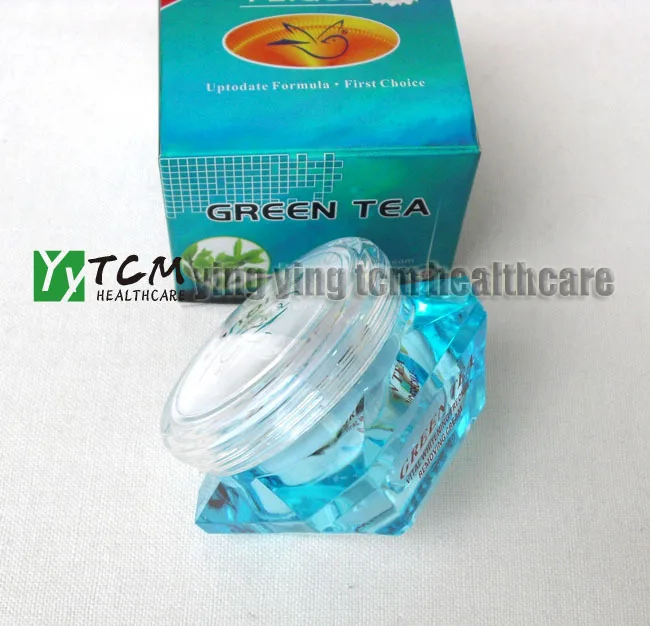 Green Tea whitening cream skin care anti freckle face cream 6pcs per