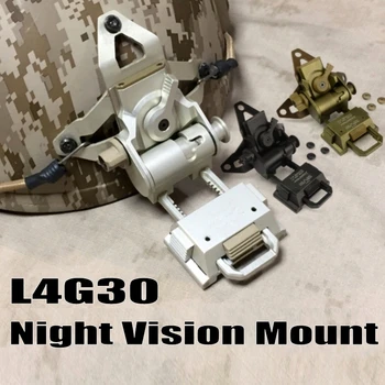 

Airsoft Tactical L4G30 Helmet NVG Mount Aluminum Hunting Paintball Accessories Night Vision Goggles Helmet NVG Mount