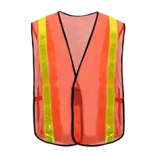 Наружный светоотражающий ПВХ HI-VIZ сетчатый защитный жилет