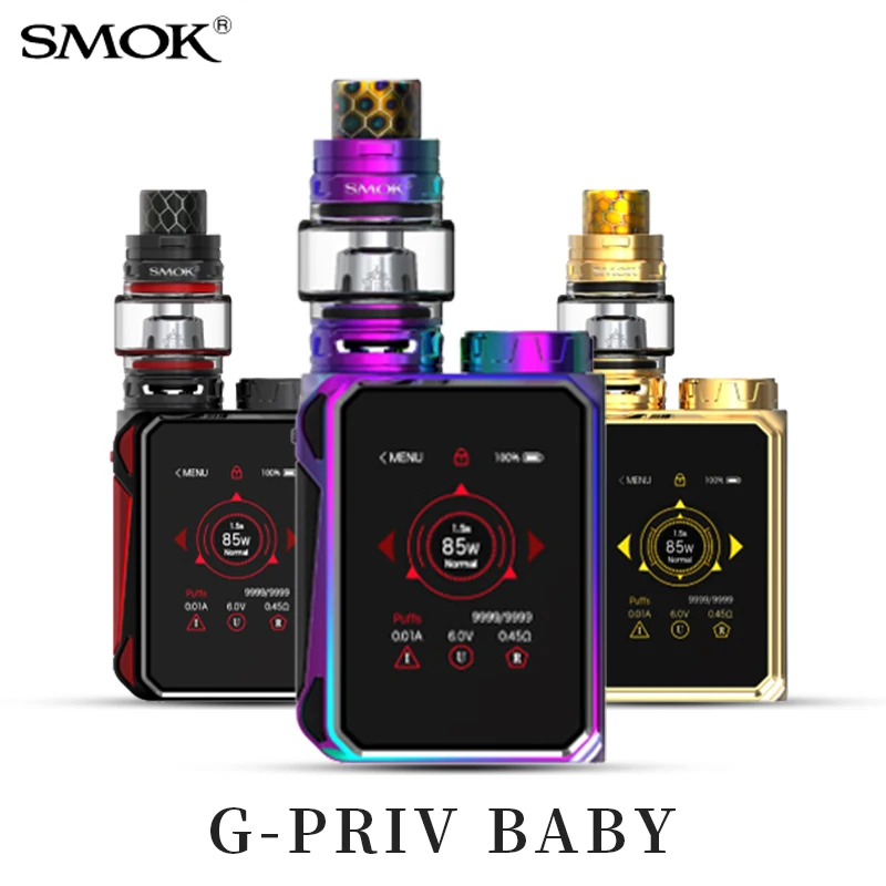 

Vape SMOK G-PRIV BABY Kit cigarette electronique With Pince baby tank vaporesso 85W vaporizer cigarro eletronico vaporizador s43