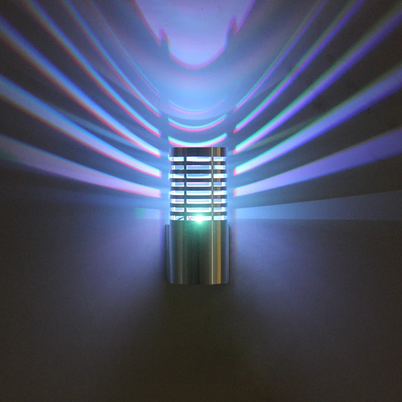 

Modern Dimming 3W LED Down Light Cylindrical Wall Lamp foyer indoor Wedding stairs Party Holiday Decorative Sconce Fixture