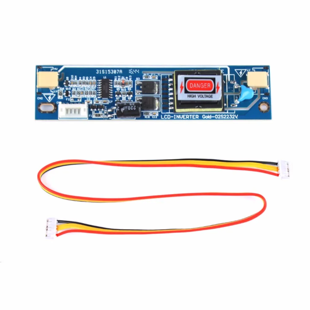 

New Universal CCFL Inverter LCD Laptop Monitor 2 Lamp 10-28V Backlight Practical For 10-26" Screen #55991
