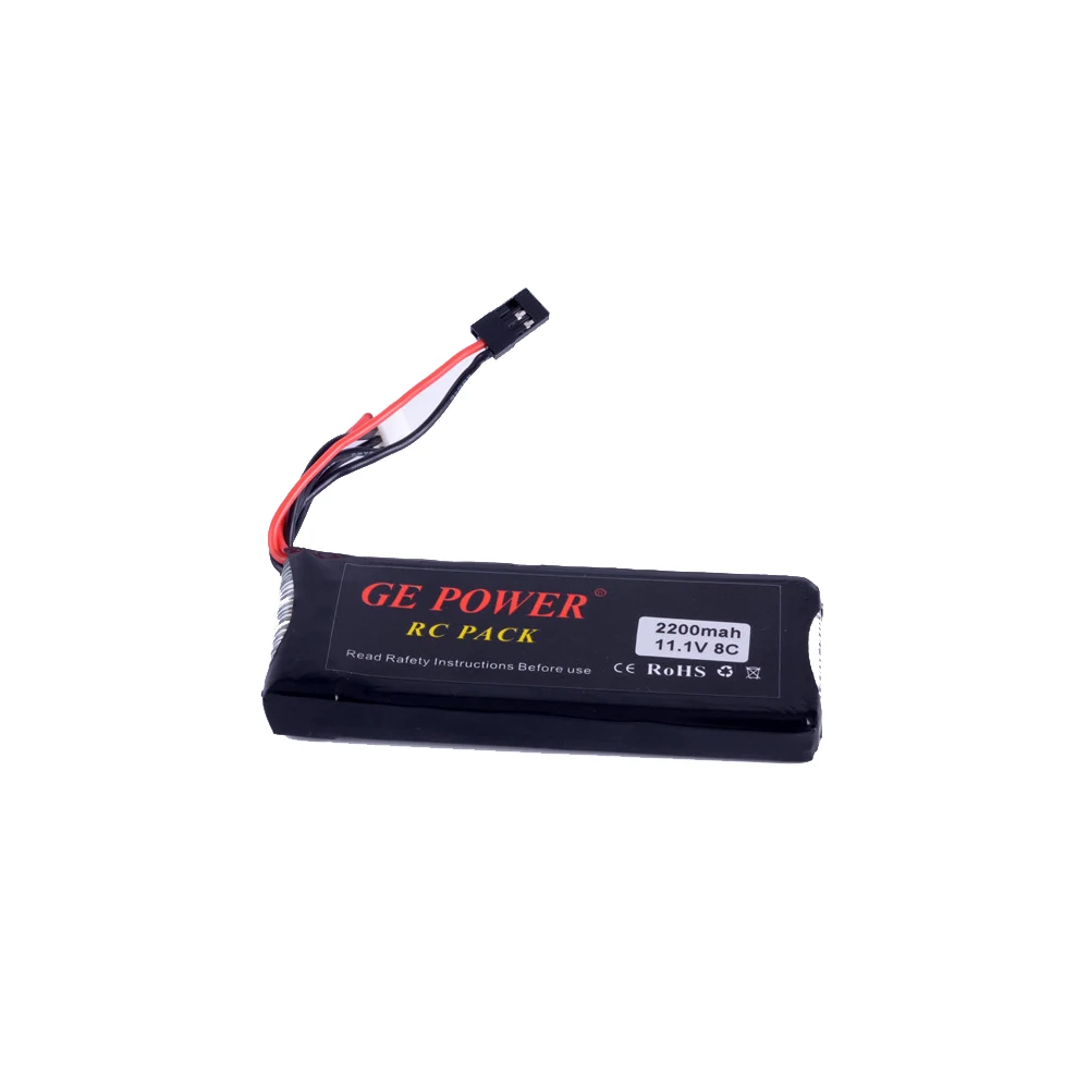 

1pcs GE Power Rc lipo Battery 11.1v 2200mAh 8C 3S 3PK Transmitte battery for RC E-SKY GT2 GT3B Transmitter