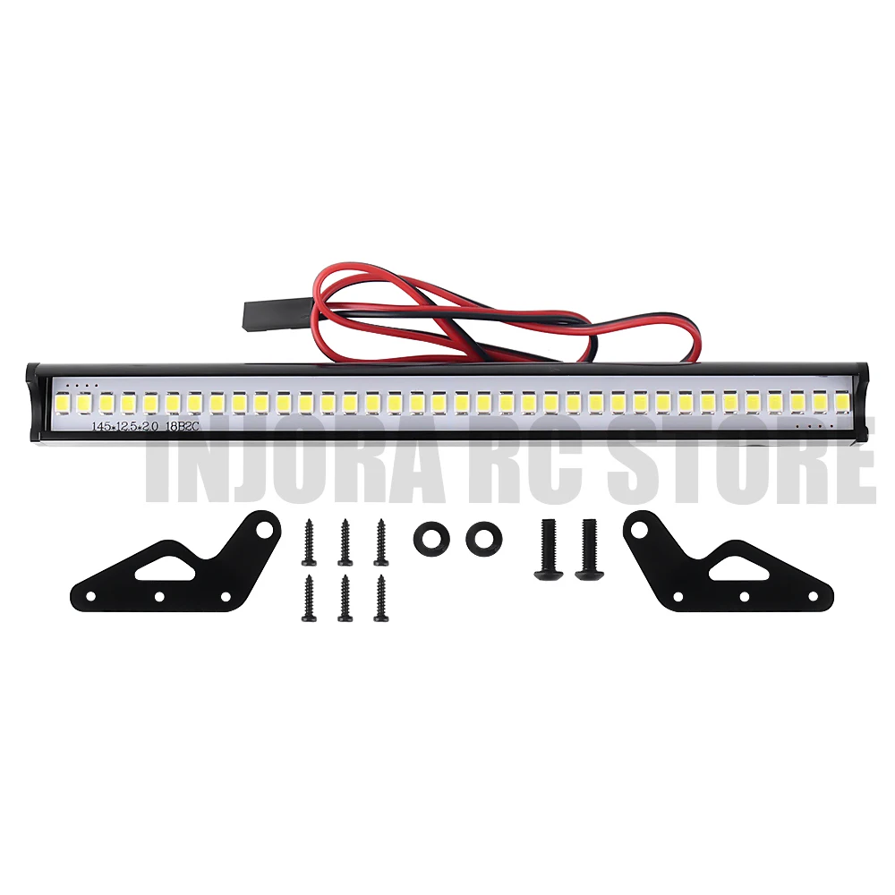 

1PCS Metal 150MM Roof Bar 36 LED Light Lamp for 1:10 RC Crawler Axial SCX10 D90