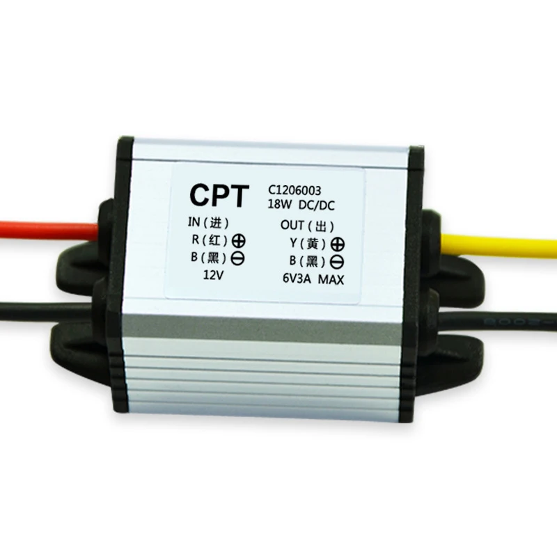 DC 12V to 6V конвертер мощности понижающий стабилизатор напряжения 3A 18W