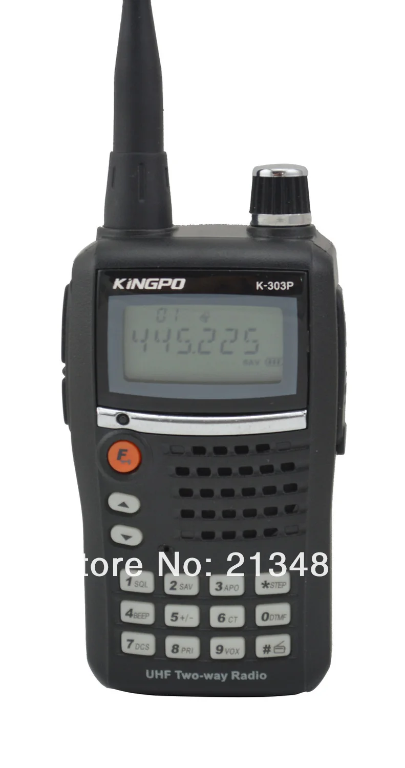 Kingpo K-303P UHF 400-470 MHz 5 W 99CH FM портативный двухсторонний радиоприемопередатчик