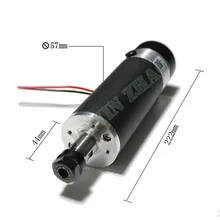 600 w 0.6kw ER16 почищенный щеткой DC мотор шпинделя воздушного охлаждения 2000-13000 об/мин DC24-110V DIY ЧПУ гравировальный станок горизонтально-направленного бурения