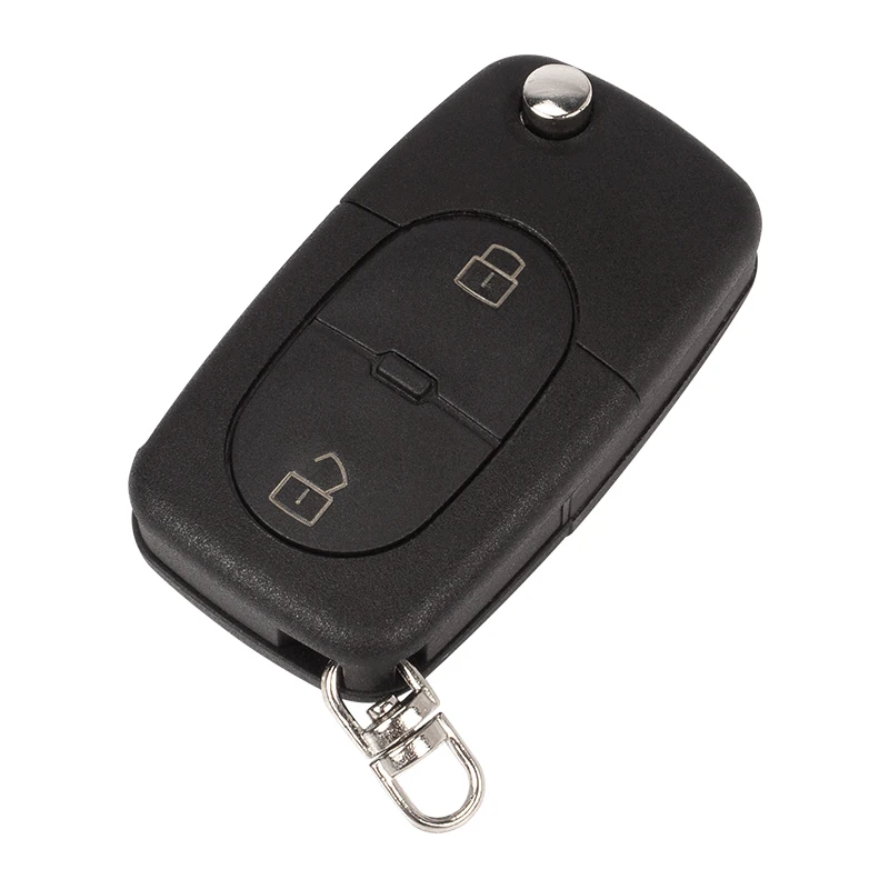 Чехол для автомобильного ключа пульта 2 кнопки VW Volkswagen Golf 4 5 6 Passat B5 B6 Polo камера Bora