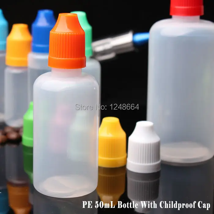 New Wholesale plastic bottles LDPE 1000 Pcs 50ML Empty Plastic