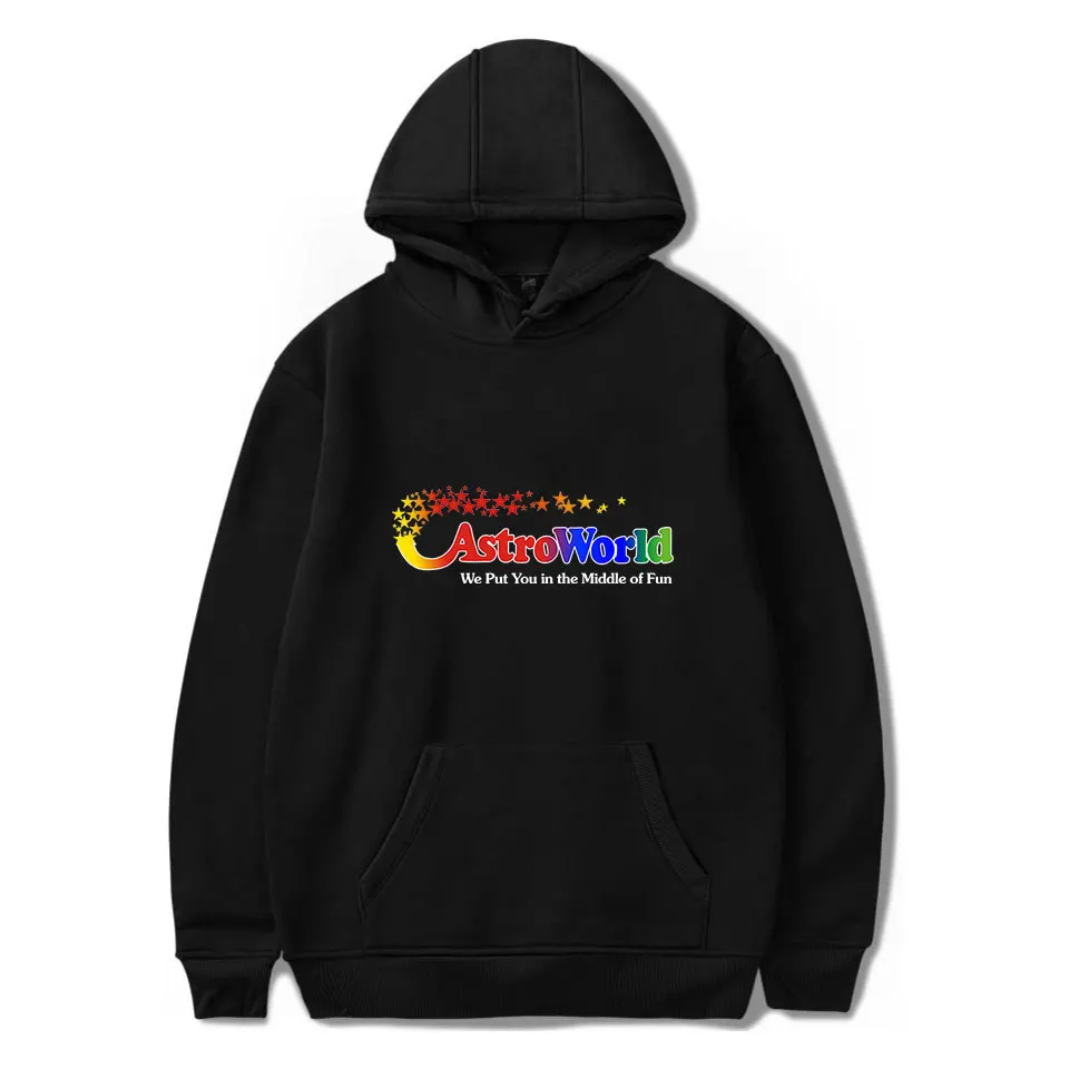

Travis Scott Hoodies Sweatshirt ASTROWORLD Loose Streetwear Oversized Large Size 4XL Mantle Poleron Hombre Unisex Drop Shipping