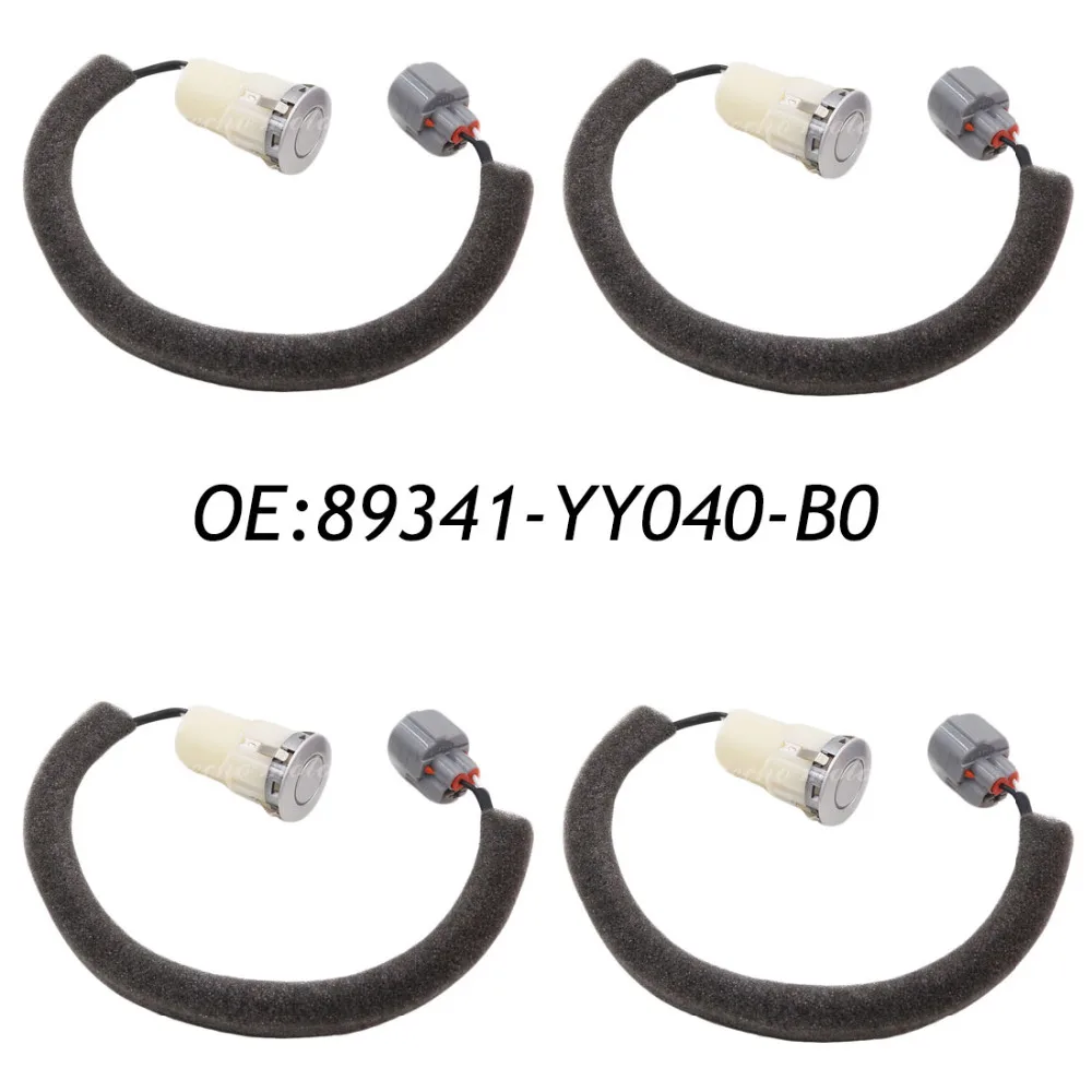 

New 4PCS 89341-YY040-B0 89341-YY040 PDC Parking Sensor Bumper Reverse for Toyota Rav4 Camry