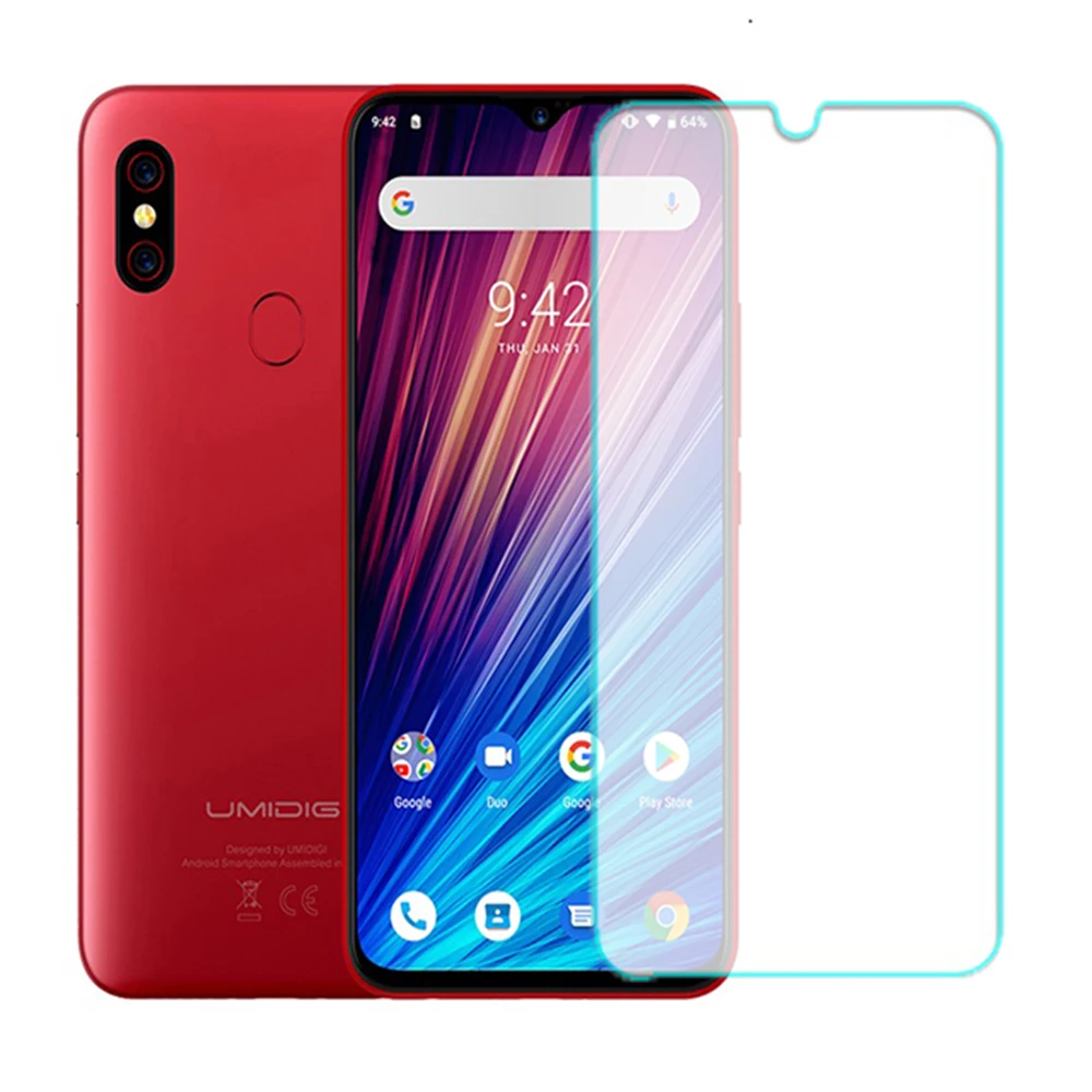 

UMIDIGI F1 Play Tempered Glass Good Premium 9H Screen Protector Protective Glass Film Accessories for UMIDIGI F1 Play 6.3Inch