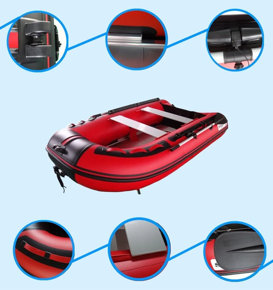 Новый продукт (CE) производители ПВХ надувная Складная портативная надувная лодка из Китая
