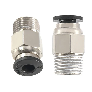 

Pneumatic Connector PC4-01 1.75mm PTFE Tube Quick Coupler For E3D V6 For J-head Fittings Reprap Hotend Fits 3D Printer Parts